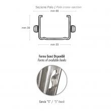 Palo Interfilare 55x39 MAXI Sezione